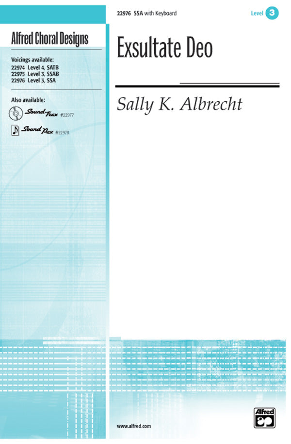 Exsultate Deo Sheet Music Preview