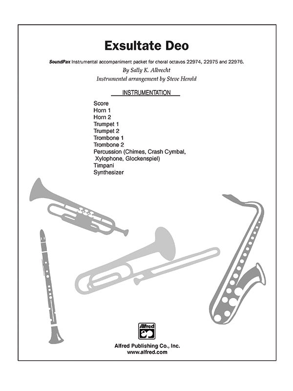 Exsultate Deo Sheet Music Preview