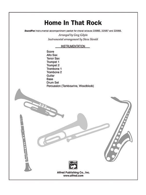 Home in That Rock: Drums Sheet Music Preview