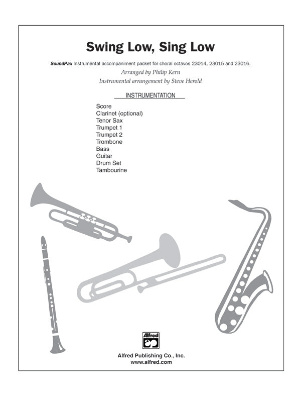 Swing Low, Sing Low Sheet Music Preview