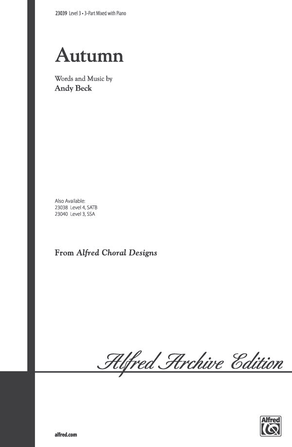 Autumn Sheet Music Preview