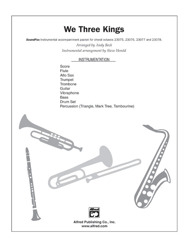 We Three Kings: Drums Sheet Music Preview
