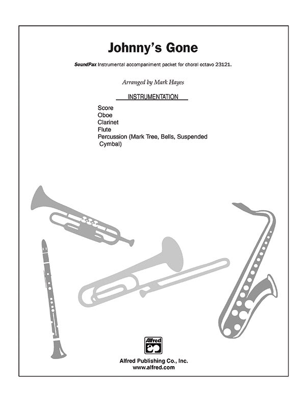 Johnny's Gone: Oboe Sheet Music Preview