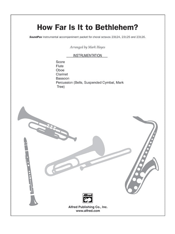 How Far Is It to Bethlehem?: Bassoon Sheet Music Preview