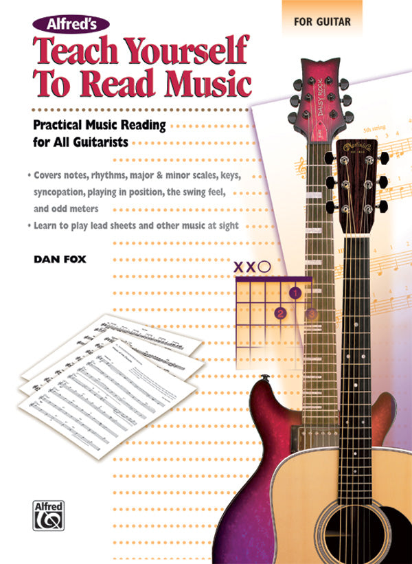 Alfred's Teach Yourself to Read Music for Guitar Cover Image