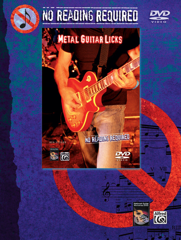 No Reading Required: Metal Guitar Licks Cover Image