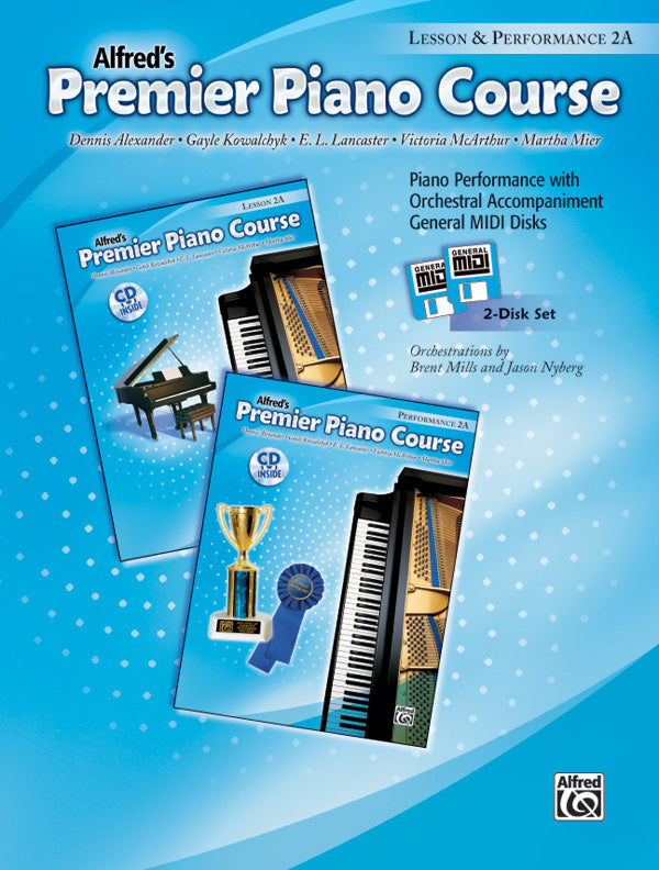 Premier Piano Course, GM Disk 2A for Lesson and Performance Cover Image