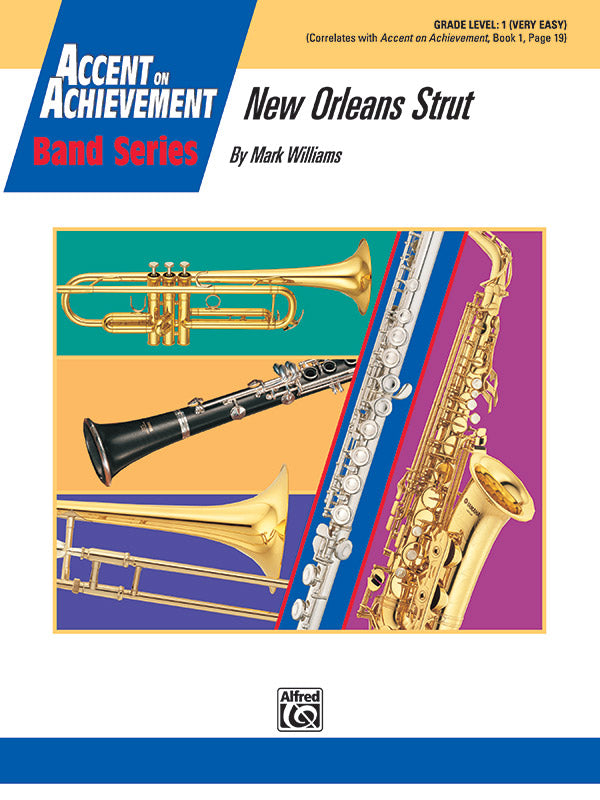 New Orleans Strut: 1st B-flat Trumpet Sheet Music Preview
