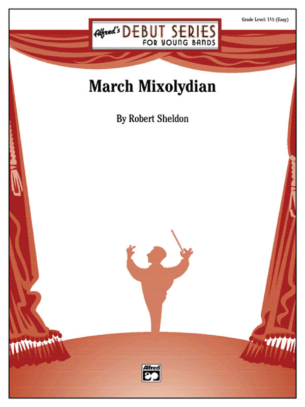 March Mixolydian: 1st B-flat Trumpet Sheet Music Preview