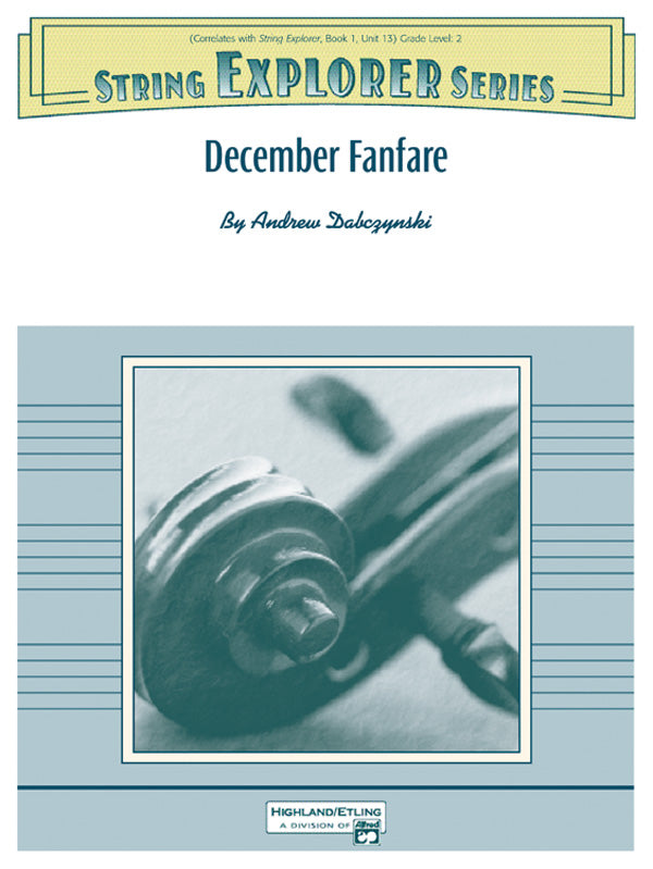 December Fanfare: String Bass Sheet Music Preview