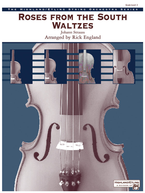 Roses from the South Waltzes: 1st Violin Sheet Music Preview