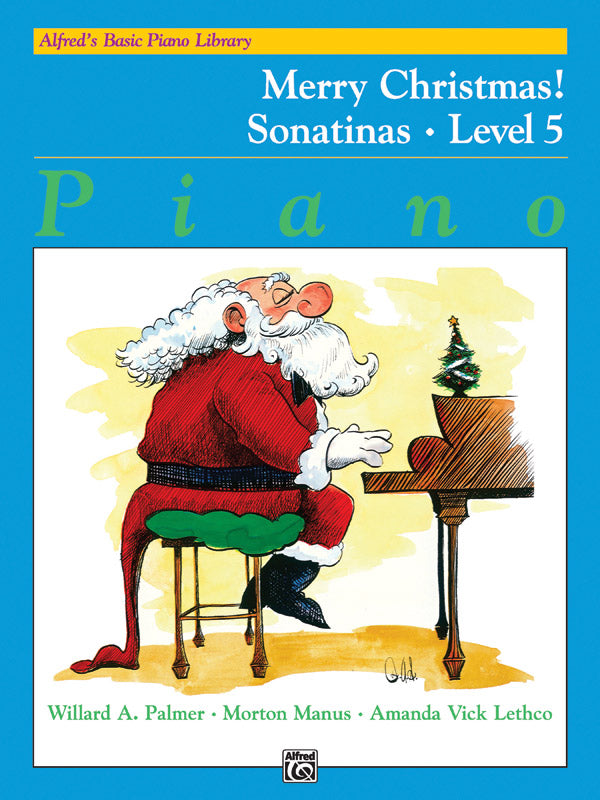 Alfred's Basic Piano Library: Merry Christmas! Book 5, Sonatinas Cover Image