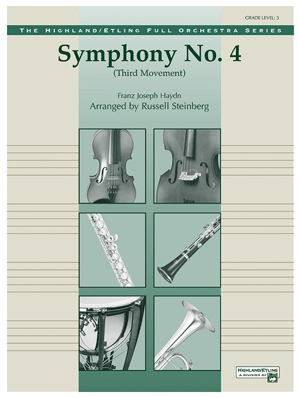 Symphony No. 4 (Third Movement): 1st F Horn Sheet Music Preview