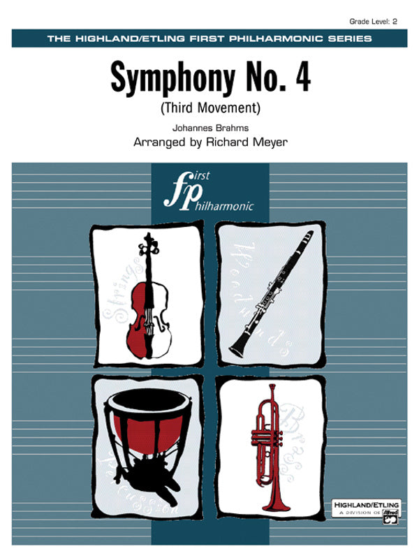 Symphony No. 4: 2nd Violin Sheet Music Preview