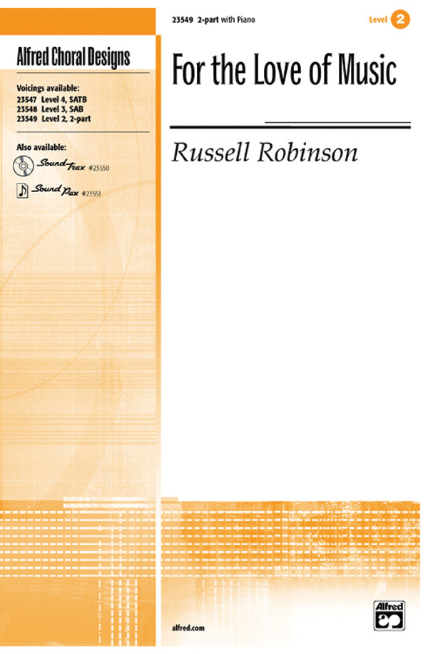 For the Love of Music Cover Image
