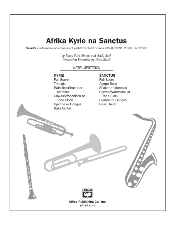 Afrika Kyrie na Sanctus: Solo Horn Sheet Music Preview