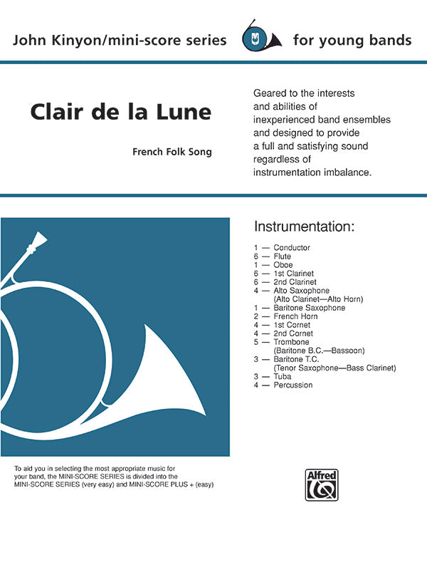 Clair de la Lune: 1st B-flat Clarinet Sheet Music Preview