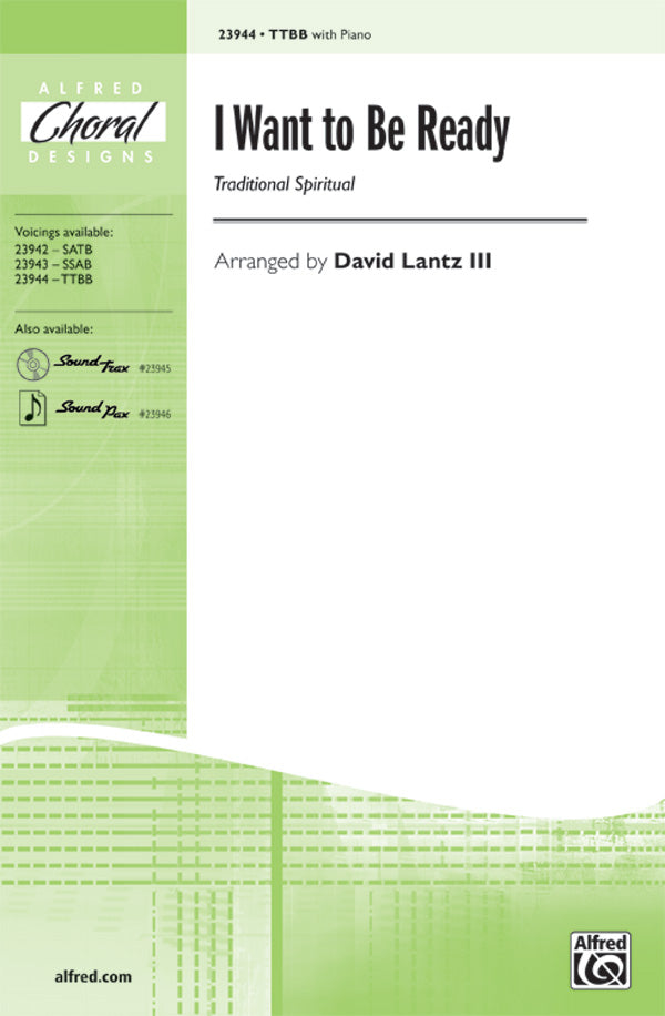 I Want to Be Ready Sheet Music Preview