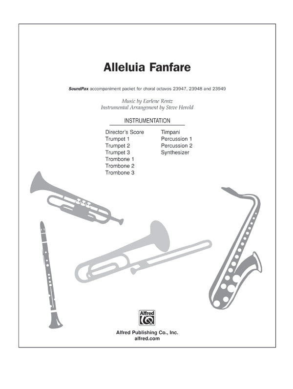Alleluia Fanfare: Timpani Sheet Music Preview