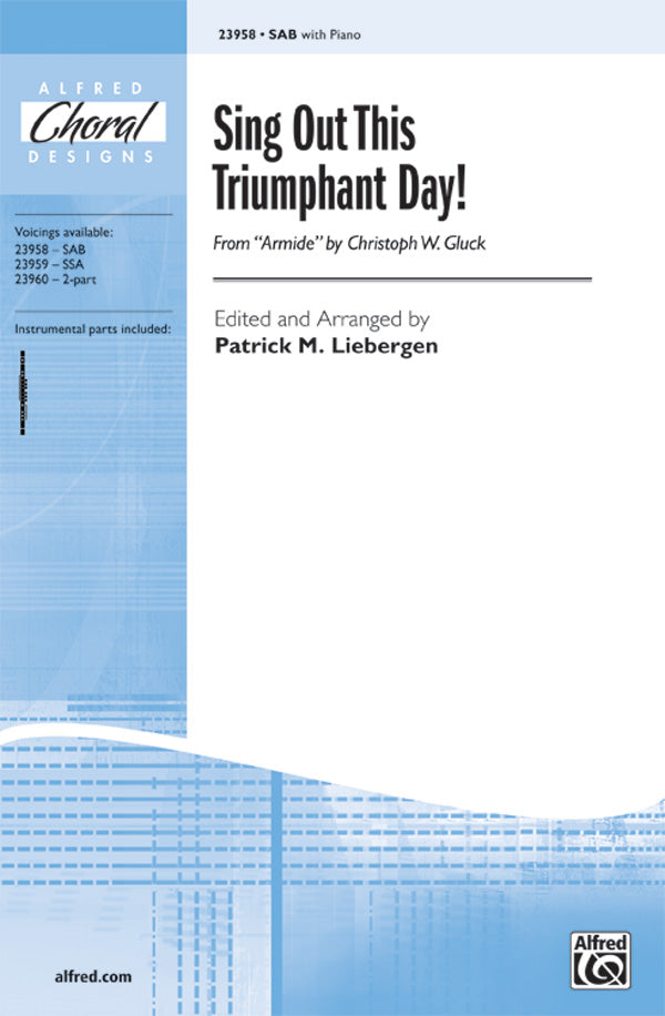 Sing Out This Triumphant Day! (from <I>Armide</I>) Sheet Music Preview