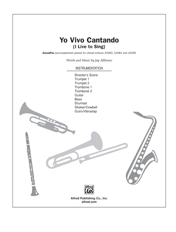 Yo Vivo Cantando (I Live to Sing): 2nd B-flat Trumpet Sheet Music Preview