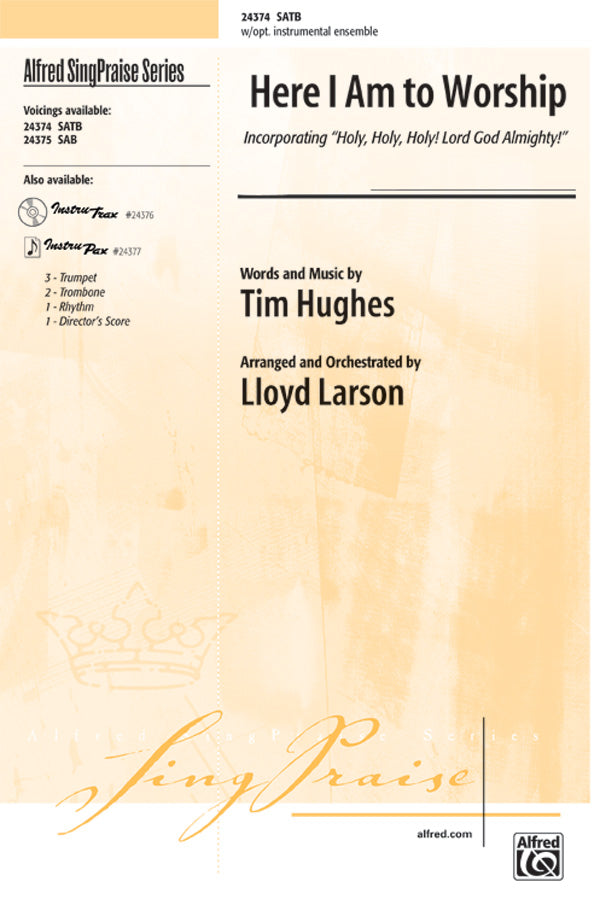 Here I Am to Worship Cover Image