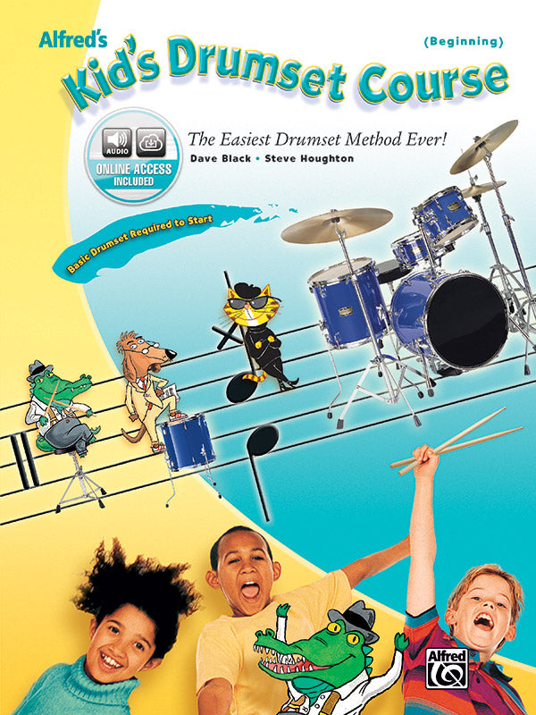 Alfred's Kid's Drumset Course Cover Image