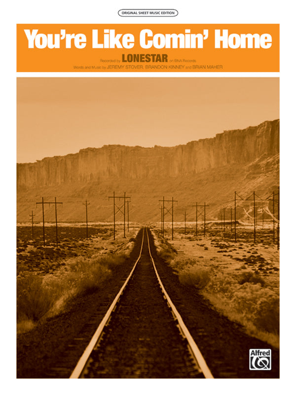 You're Like Comin' Home Sheet Music Preview