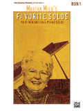 Martha Mier's Favorite Solos, Book 1 Cover Image