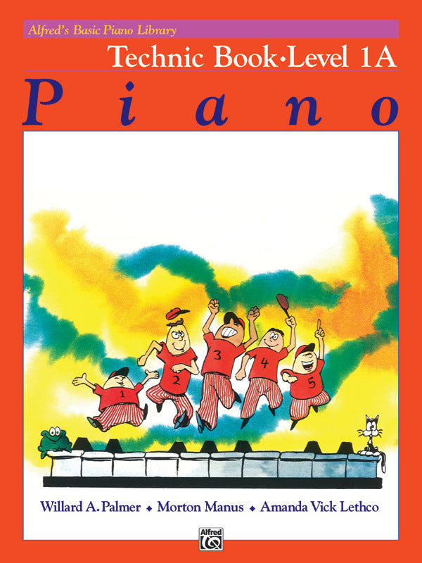 Alfred's Basic Piano Library: Technic Book 1A Sheet Music Preview