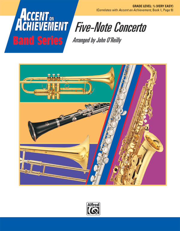 Five-Note Concerto: E-flat Alto Saxophone Sheet Music Preview