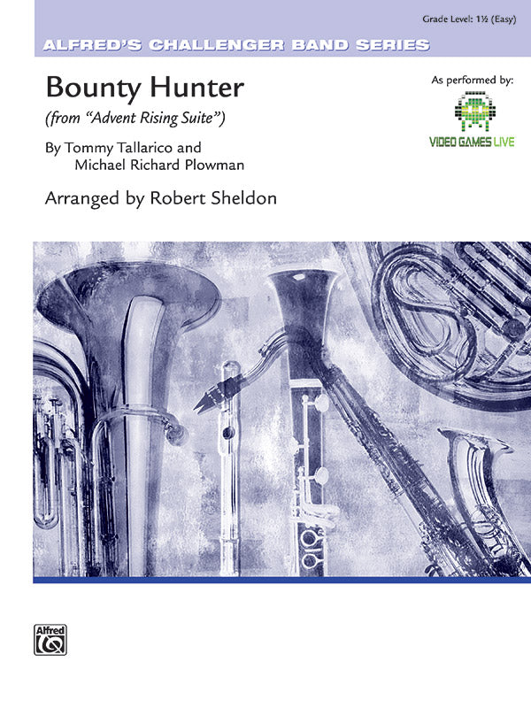 Bounty Hunter (from Advent Rising): (wp) B-flat Baritone B.C. Sheet Music Preview