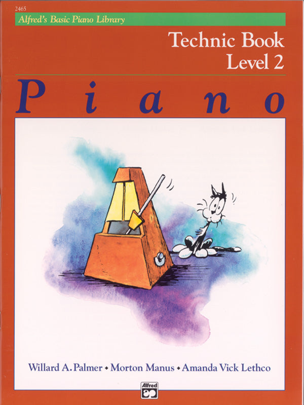 Alfred's Basic Piano Library: Technic Book 2 Sheet Music Preview