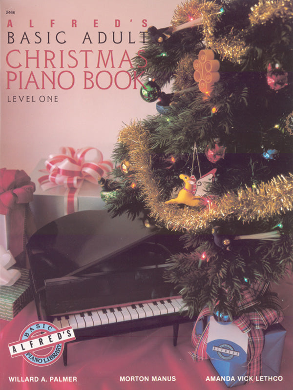 Alfred's Basic Adult Piano Course: Christmas Piano Book 1 Cover Image