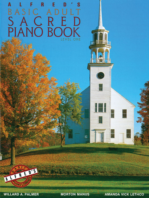 Alfred's Basic Adult Piano Course: Sacred Book 1 Cover Image