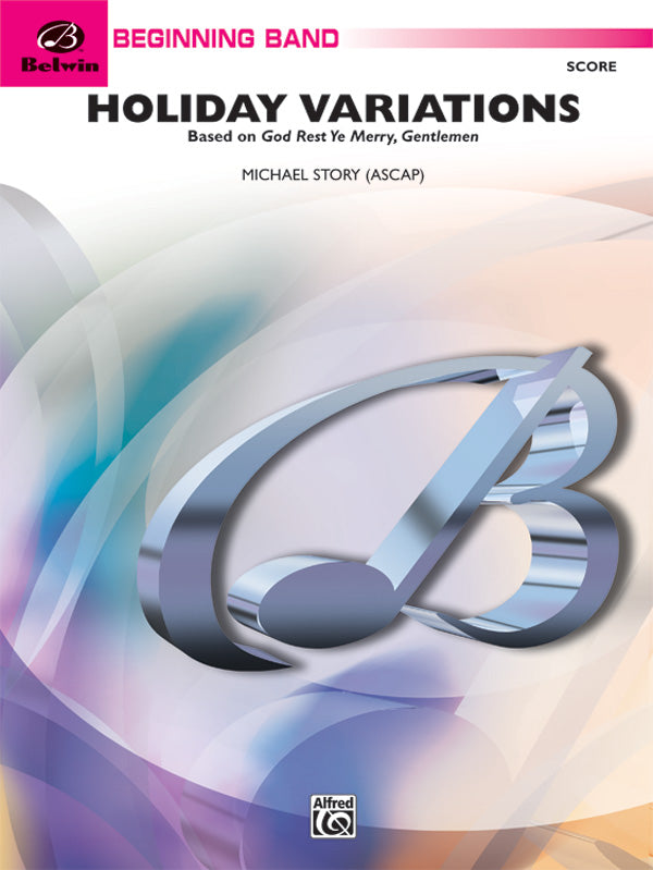 Holiday Variations (Based on "God Rest Ye Merry, Gentlemen"): E-flat Baritone Saxophone Sheet Music Preview