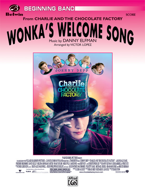 Wonka's Welcome Song (from Charlie and the Chocolate Factory): (wp) E-flat Tuba B.C. Sheet Music Preview
