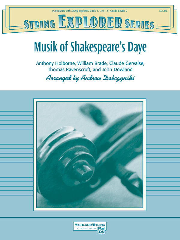 Musik of Shakespeare's Daye Cover Image