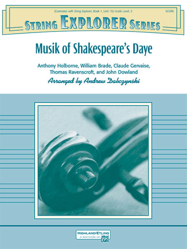 Musik of Shakespeare's Daye Sheet Music Preview