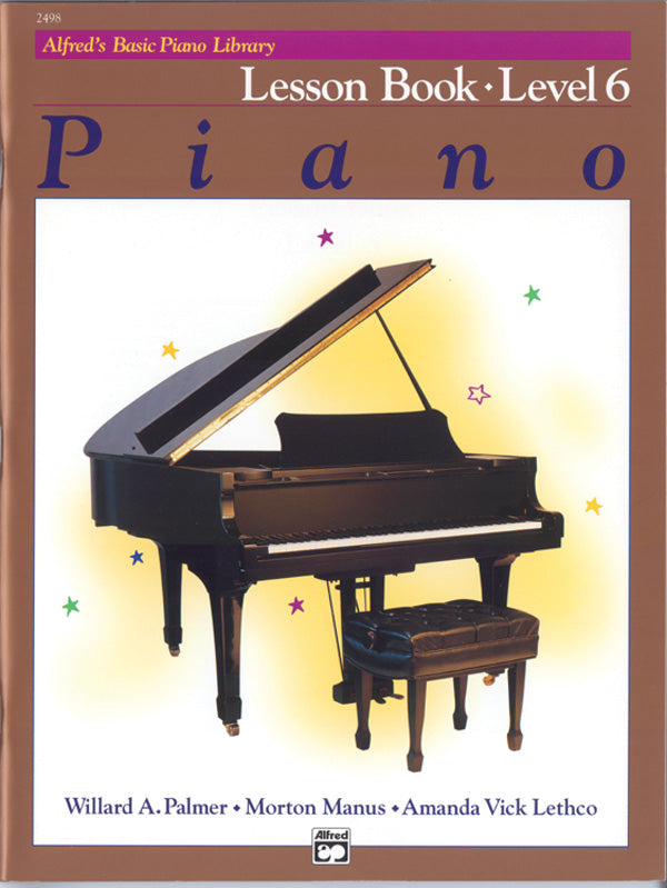 Alfred's Basic Piano Library: Lesson Book 6 Cover Image
