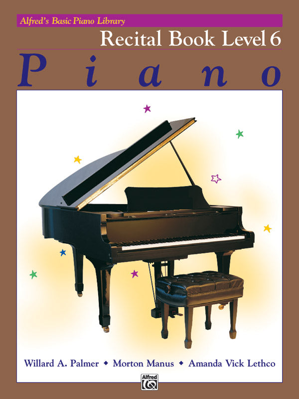 Alfred's Basic Piano Library: Recital Book 6 Cover Image