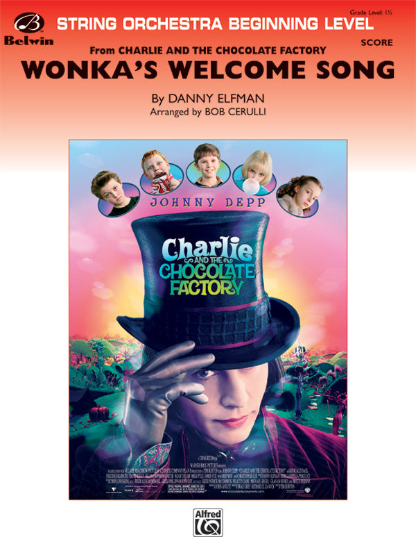 Wonka's Welcome Song (from <I>Charlie and the Chocolate Factory</I>) Cover Image