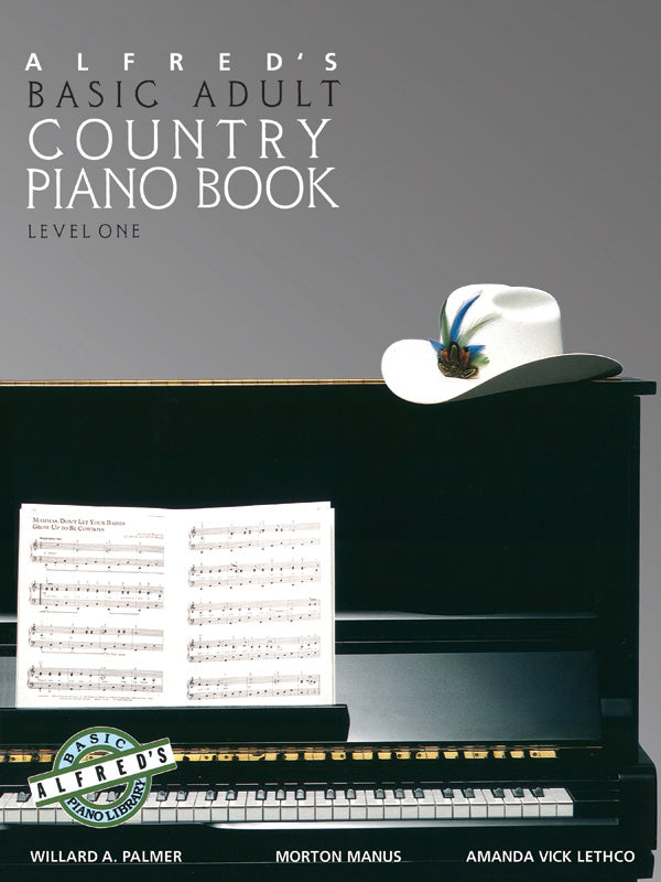 Alfred's Basic Adult Piano Course: Country Songbook, Book 1 Cover Image