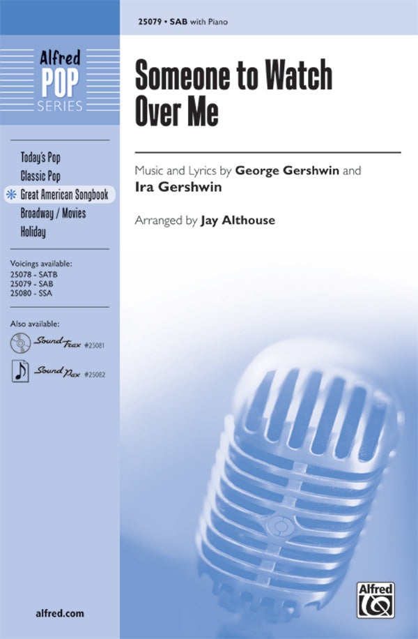 Someone to Watch Over Me Cover Image