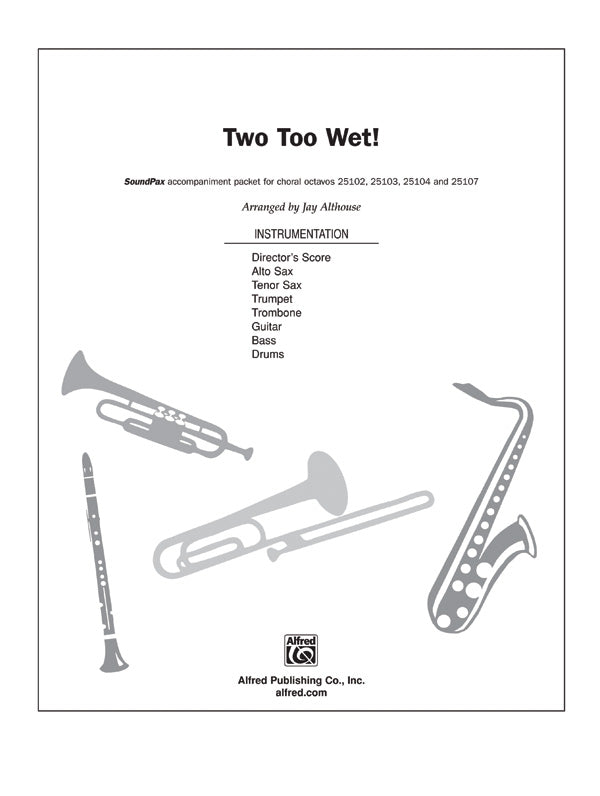Two Too Wet!: B-flat Tenor Saxophone Sheet Music Preview