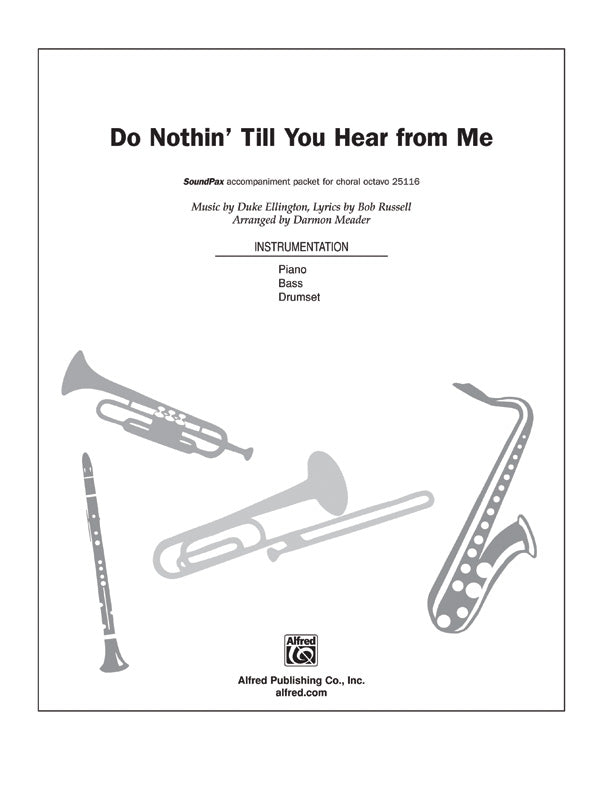 Do Nothin' Till You Hear from Me Sheet Music Preview