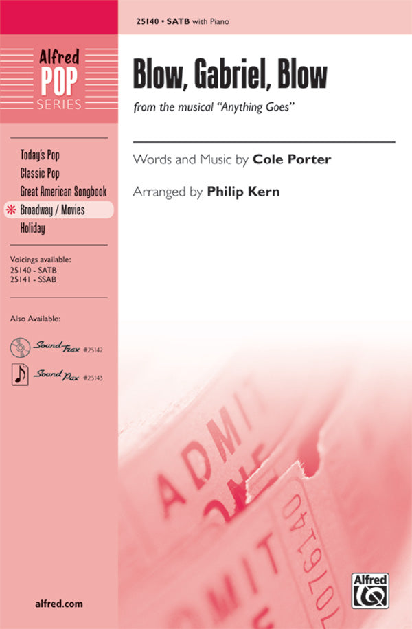 Blow, Gabriel, Blow Sheet Music Preview