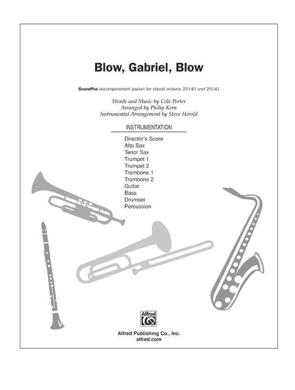Blow, Gabriel, Blow (from Anything Goes) Sheet Music Preview