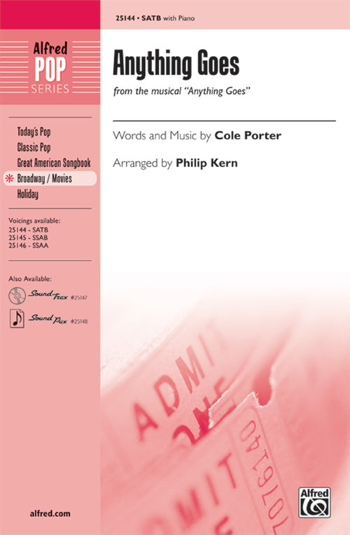 Anything Goes (from the musical <I>Anything Goes</I>) Sheet Music Preview