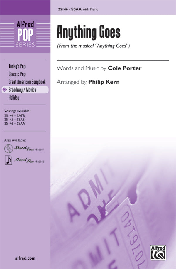 Anything Goes (from the musical <I>Anything Goes</I>) Sheet Music Preview